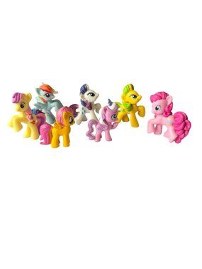 My Little Pony Mini Figure Set Of 8 Collectible Toys Multicolored Ponies Kids Gi